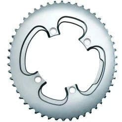 AbsoluteBLACK Oval 110BCD 4-Bolt 2X Asymmetric Winter Chainring