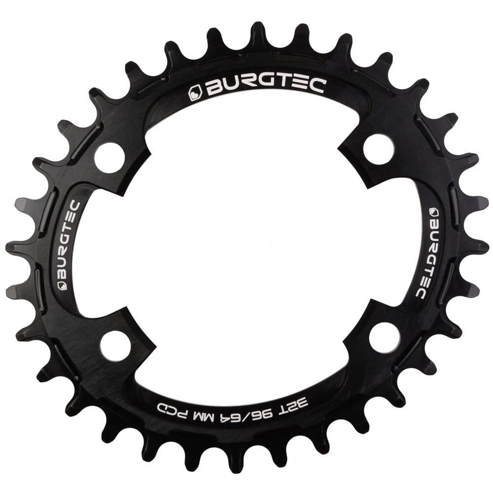Burgtec Oval Thick Thin Chainring - 96/64MM BCD (For Shimano XT & XTR) 3 Burgtec Oval Thick Thin Chainring - 96/64MM BCD (For Shimano XT & XTR)