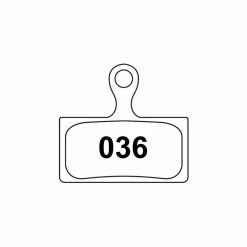 RWD R036 Disc Brake Pads - SLX/XT/XTR - Organic