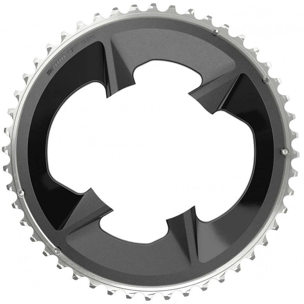 SRAM Rival AXS Road 107BCD 2X12 Chainrings With Cover Plate 3 SRAM Rival AXS Road 107BCD 2X12 Chainrings With Cover Plate