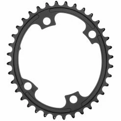 AbsoluteBLACK Oval 110BCD 4-Bolt 2X Asymmetric Chainring - Shimano 9000/6800 -Braking Sales Shop 244dcec3 absoluteblack road oval chainring ultegra 6800 dura ace 9000 qrings 9