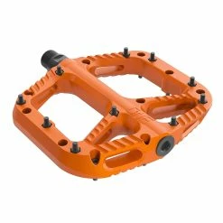 OneUp Composite Flat Pedals -Braking Sales Shop 30284040 oneup components comppedal angle orange 966