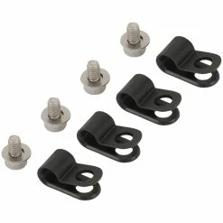 Orange Hose & Cable P-Clips - 4 Pack
