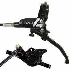 HOPE Tech 4 X2 Hydraulic Disc Brake - Left-Hand/Rear (No Rotor)