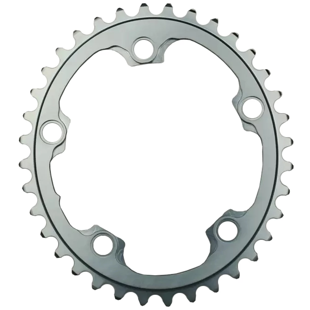 AbsoluteBLACK Oval 110BCD 5-Bolt 2X Winter Chainring (Not For SRAM) 4 AbsoluteBLACK Oval 110BCD 5-Bolt 2X Winter Chainring (Not For SRAM) - Image 2