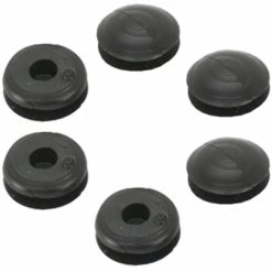 Orange Downtube Gusset Grommets - 6 Pack