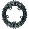 AbsoluteBLACK Oval 110BCD 5-Bolt 2X Chainring (Not For SRAM)