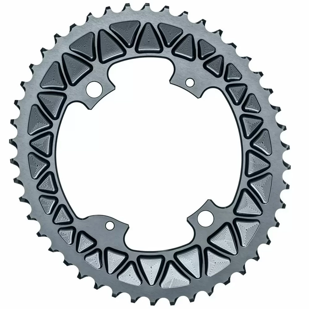 AbsoluteBLACK Oval Road/Gravel 110/4 2X Subcompact Chainring For 9100/8000/9000/6800 4 AbsoluteBLACK Oval Road/Gravel 110/4 2X Subcompact Chainring For 9100/8000/9000/6800 - Image 2