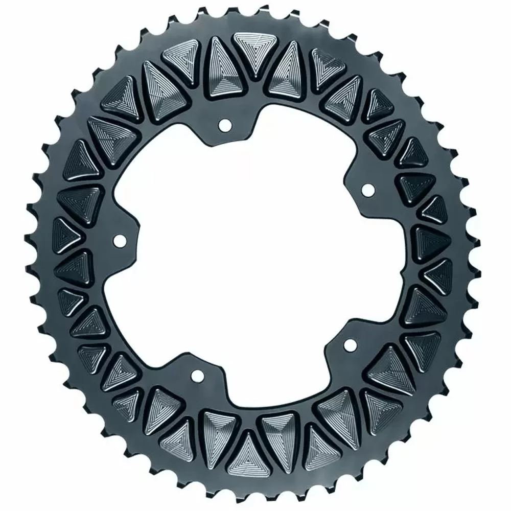 AbsoluteBLACK Oval Road/Gravel 110/5 2X Subcompact Chainring 4 AbsoluteBLACK Oval Road/Gravel 110/5 2X Subcompact Chainring - Image 2