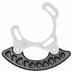 AbsoluteBLACK Plastic Spare Bottom Crash Part For Taco And Oval Bash Guide