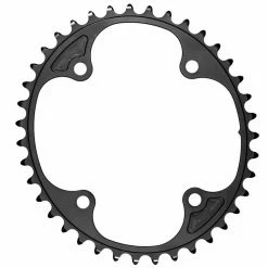 AbsoluteBLACK Oval 2X Chainring - Campag 4 Bolt 112BCD -Braking Sales Shop a20bb4b5 campagnolo oval chainrings for super record chorus 11spd 12spd 2