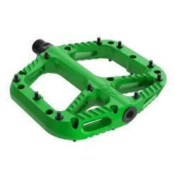 OneUp Composite Flat Pedals -Braking Sales Shop a2607030 oneup components comppedal angle green 966