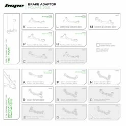 HOPE Brake Caliper Mounts -Braking Sales Shop af380d69 brakeadaptorchart2021 1