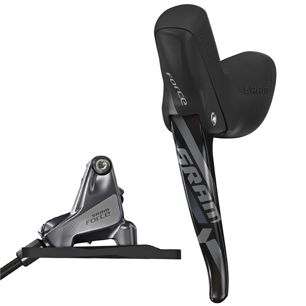 SRAM Force 22 Yaw Right-Hand Front Shift/Front Hydraulic Disc Brake With Flat Mount Hardware (Rotor & Bracket Sold Separately) 3 SRAM Force 22 Yaw Right-Hand Front Shift/Front Hydraulic Disc Brake With Flat Mount Hardware (Rotor & Bracket Sold Separately)