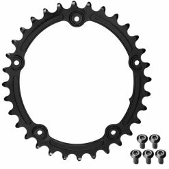 AbsoluteBLACK Oval Road/Gravel 110/5 2X Subcompact Inner Chainring & Bolts