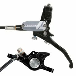HOPE Tech 4 X2 Hydraulic Disc Brake - Left-Hand/Rear (No Rotor) -Braking Sales Shop edb01abb t4x2sl