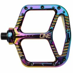 OneUp Aluminium Flat Pedals 10 OneUp Aluminium Flat Pedals -Braking Sales Shop edc8551b oneup components alu flat pedal top oilslick 966