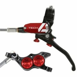 HOPE Tech 4 E4 Hydraulic Disc Brake - Braided Hose - Left-Hand/Rear (No Rotor) -Braking Sales Shop f7340ca5 t4e4rbl