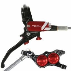 HOPE Tech 4 E4 Hydraulic Disc Brake - Braided Hose - Right-Hand/Front (No Rotor) -Braking Sales Shop f873a826 t4e4rbr